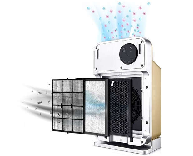 Filtracja powietrza w oczyszczaczu Klarta Forste 4