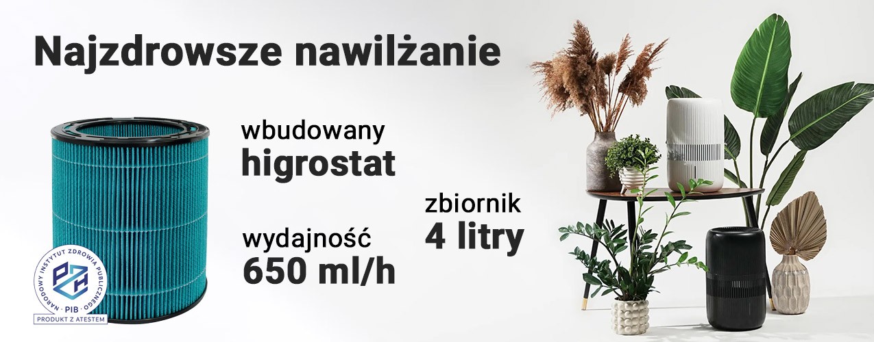 zasada nawilżania powietrza przez Klarta Humea Grande WiFi