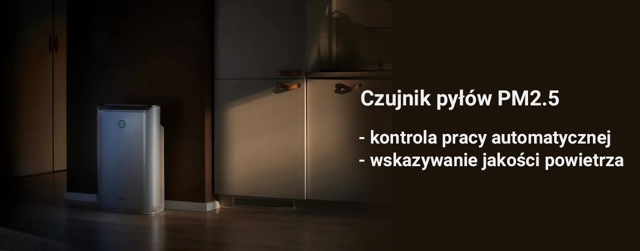 Działanie czujnika w oczyszczaczu Klarta Stor 2