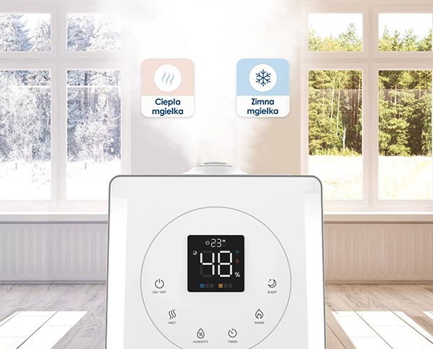 ciepła i zimna mgiełka w Levoit LV600S