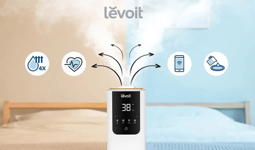 nawilżacz Levoit z ciepłą i zimną mgiełką