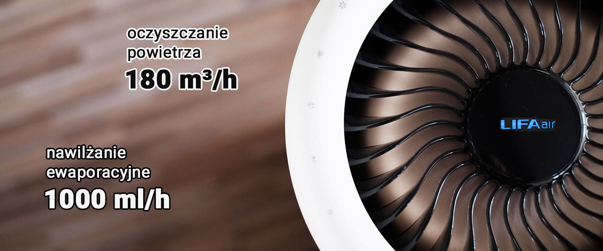 oczyszczacz i nawilżacz powietrza LIFAair LAH302