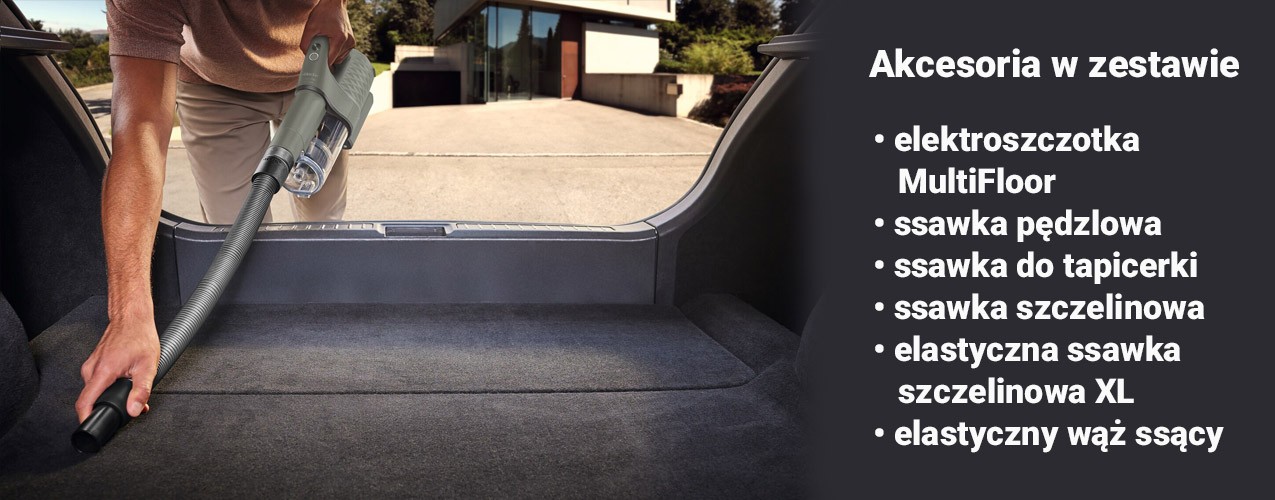 Akcesoria z odkurzaczem Miele Duoflex HX1 CarCare
