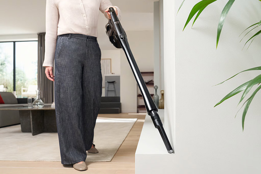 Tryby pracy Low Eco High oraz Boost w Miele Triflex HX3 – dopasowanie mocy do lekkich i trudnych zabrudzeń