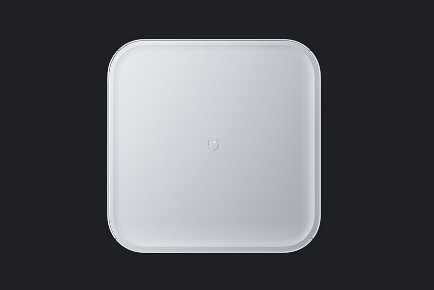 Zamknięty płaski blat Mijia Smart Air Purifier 6 Plus widziany z góry