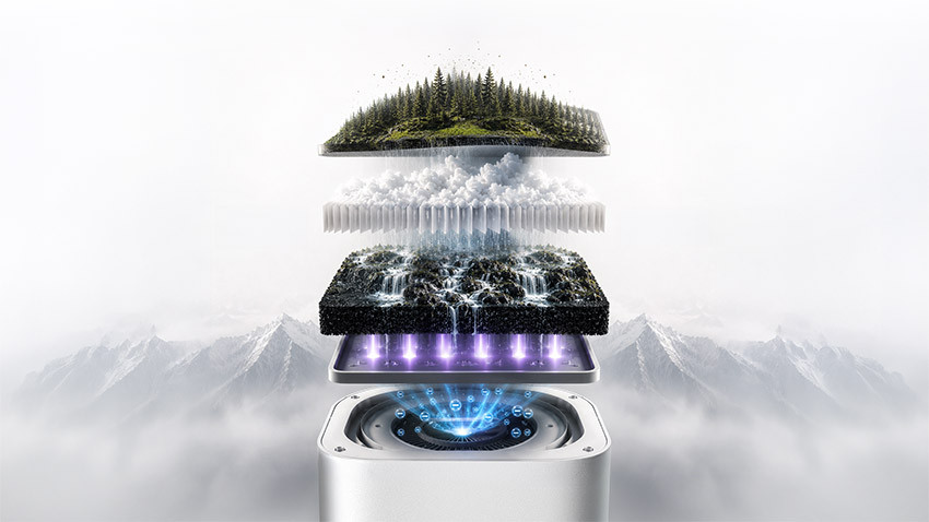 etapy filtracji w Mijia Smart Air Purifier 6