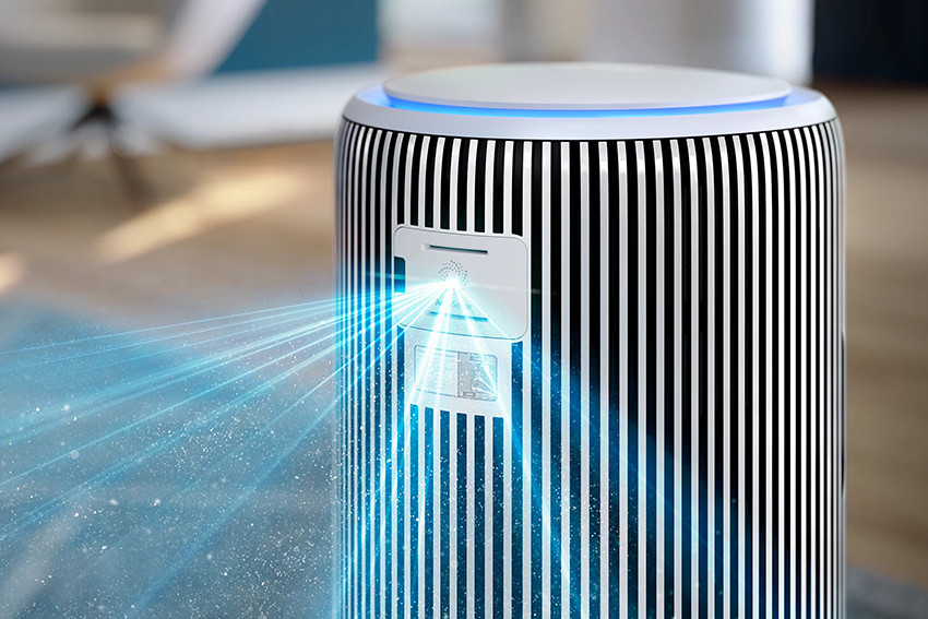 działanie czujnika w oczyszczaczu Philips