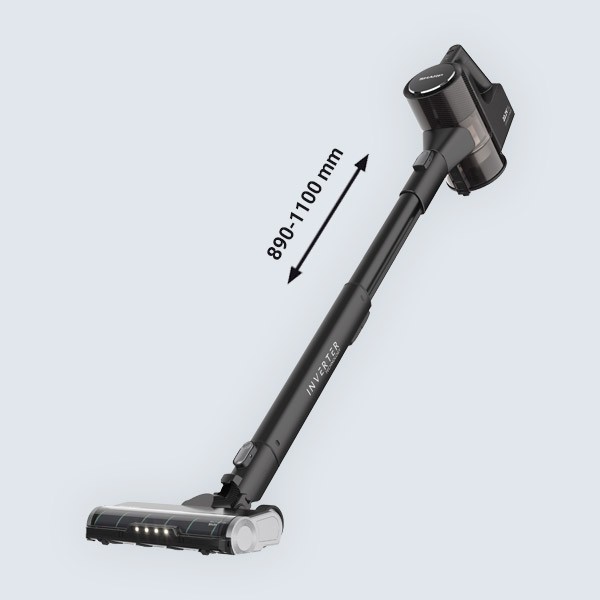 Regulacja rury teleskopowej w odkurzaczu pionowym Sharp