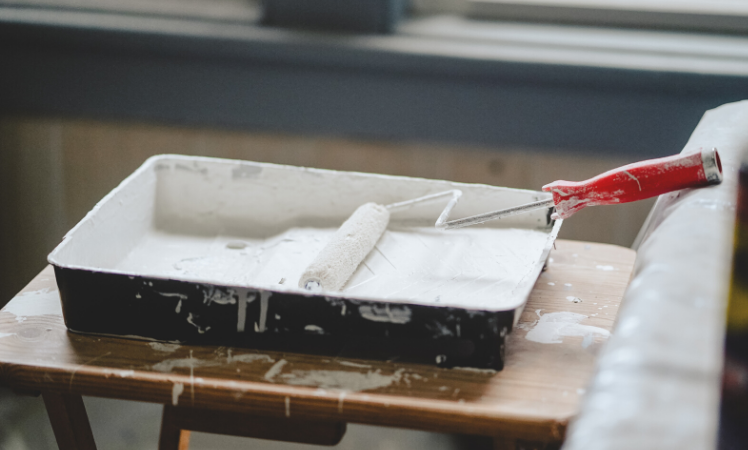 Osuszacz powietrza podczas malowania