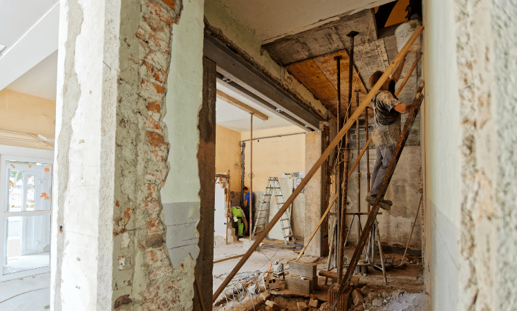 Osuszanie pomieszczeń po zalaniu - remont