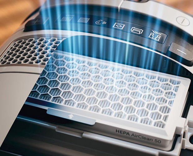 Działanie filtra HEPA AirClean