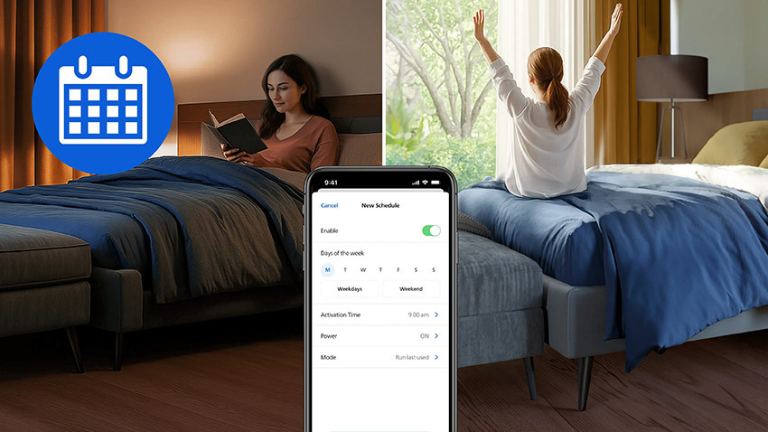 Oczyszczacz Philips AC0720/10 i aplikacja Philips Air+ na telefonie