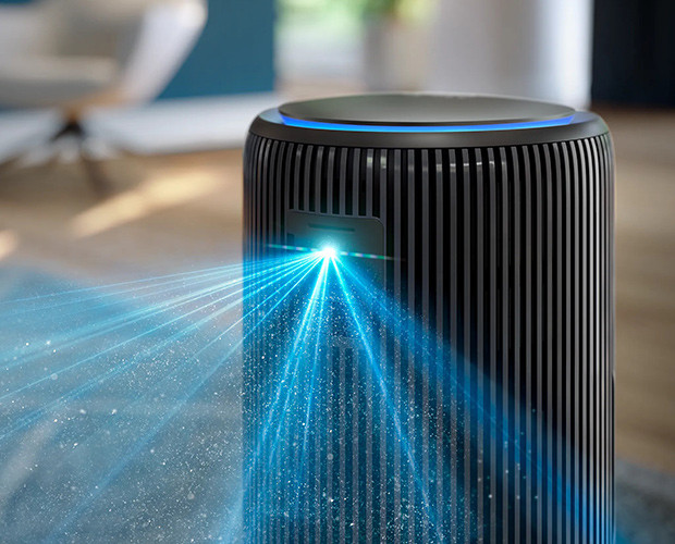 działanie czujnika w oczyszczaczu Philips AC3221/13 PureProtect