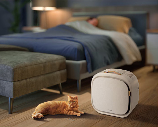 aranżacja Philips AC3360/11 PureProtect Pet w sypialni