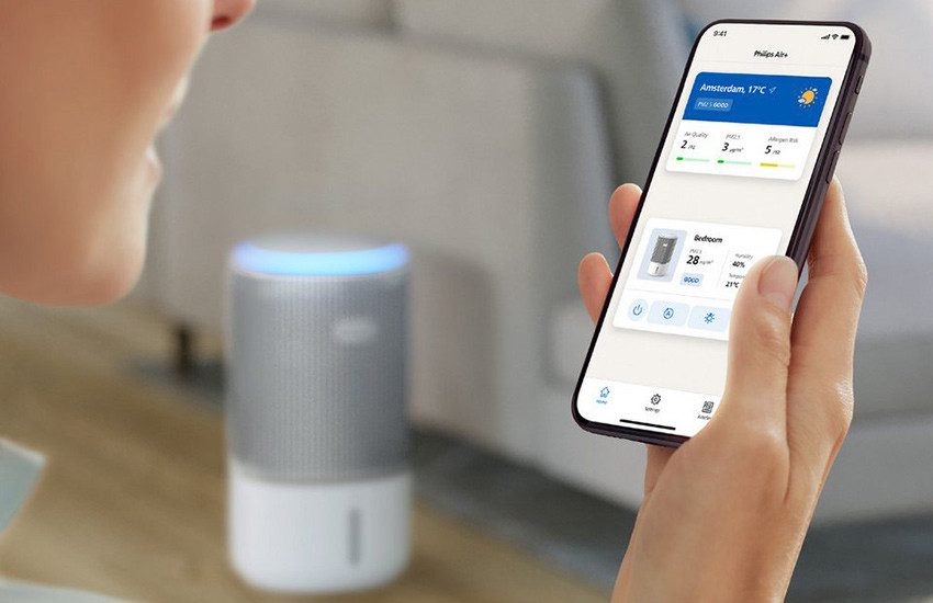 sterowanie oczyszczaczem Philips AC3420/10 przez aplikację