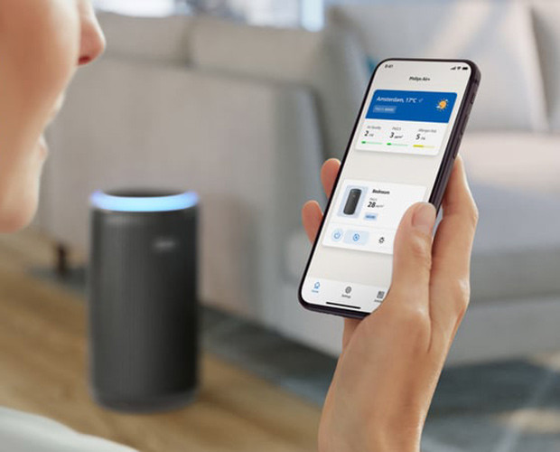 obsługa oczyszczacza Philips AC4221/11 PureProtect przez telefon