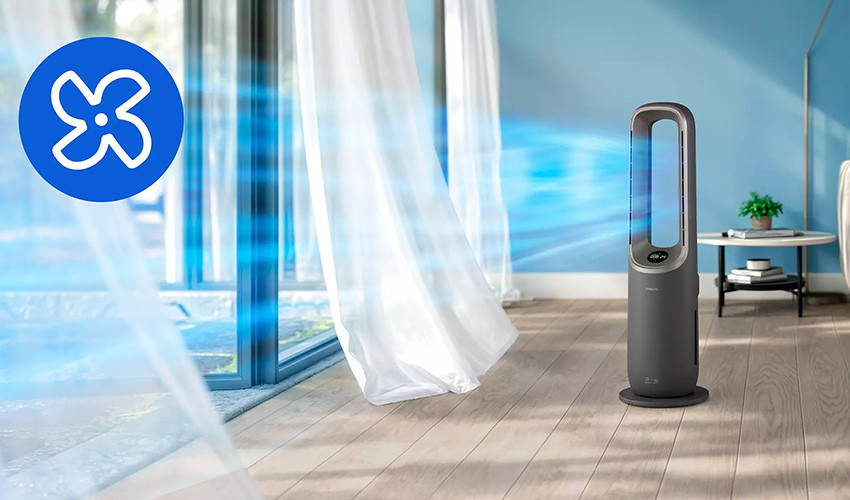 funkcja wentylatora w Philips AMF970/10