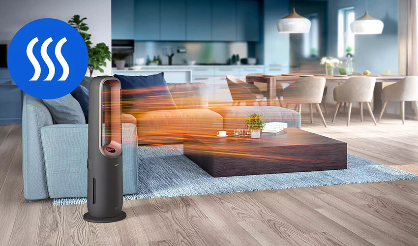 działanie funkcji grzania w Philips AMF970/10 Air Performer