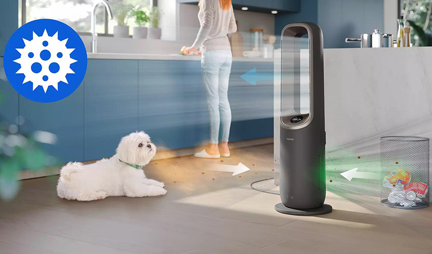 działanie oczyszczacza Philips AMF970/10