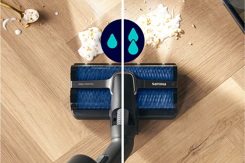 3 poziomy dozowania wody w Philips AquaTrio 9000