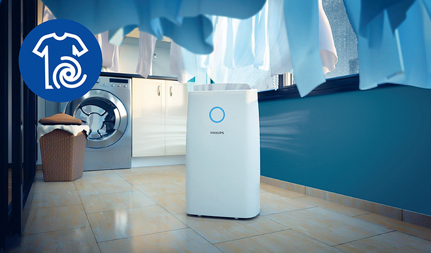 suszenie prania z osuszaczem Philips DE3306/11