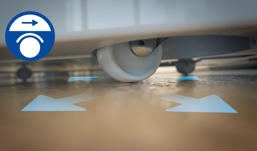 kółka jezdne w osuszaczu Philips DE3306/11