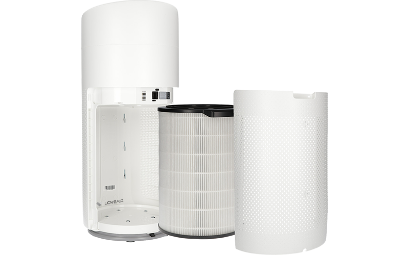 Philips Dual Scan AC3858/51 z rozłożonym filtrem 3w1