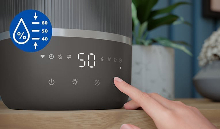 działanie higrostatu w Philips HU1510/03