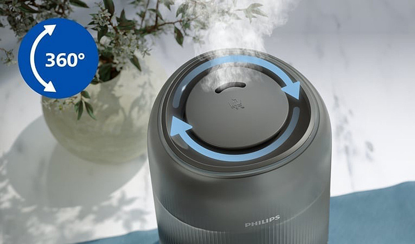 obrotowa dysza w nawilżaczu Philips HU1510/03