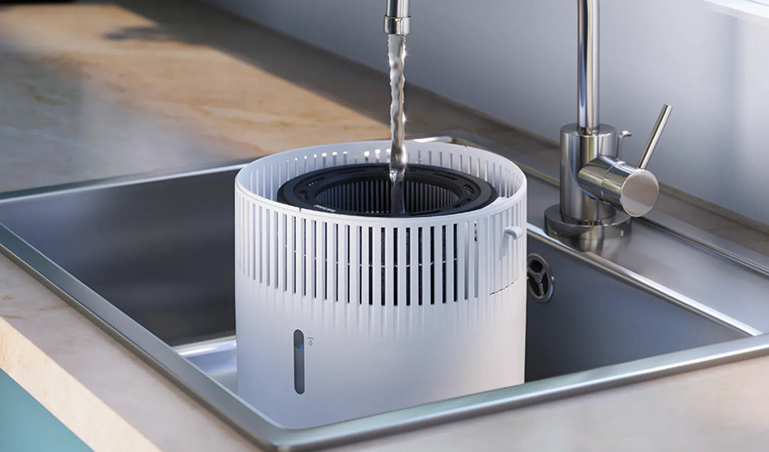 napełnianie zbiornika Philips HU5710/00 wodą