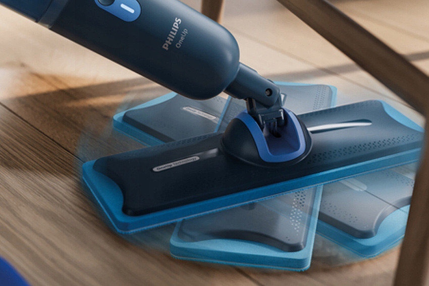 obrotowa konstrukcja mopa Philips OneUp