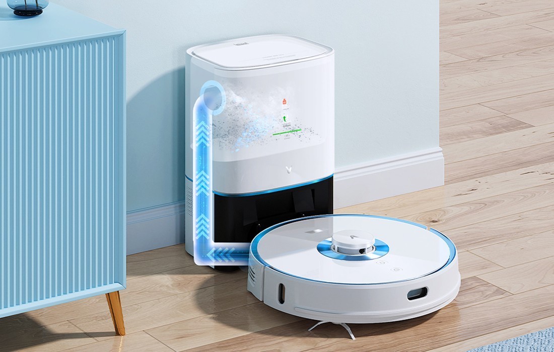 Robot Viomi S9 Alpha UV z funkcją samodzielnego powrotu do bazy i opróżniania pojemnika na kurz