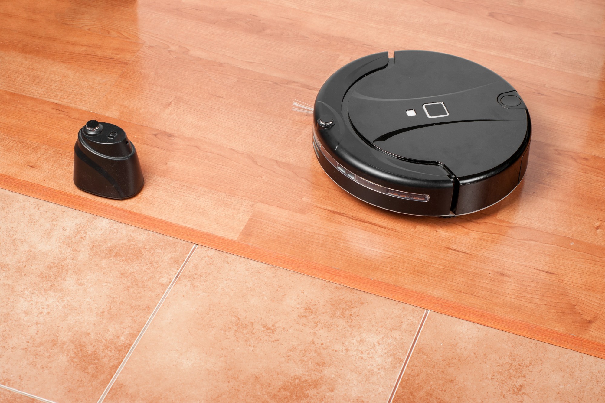 Wirtualna ściana typu HALO do robota sprzątającego 