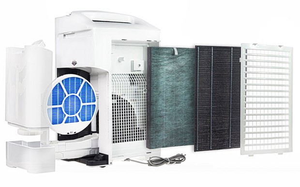 Etapy filtracji w oczyszczaczu Sharp KC-A40EUW