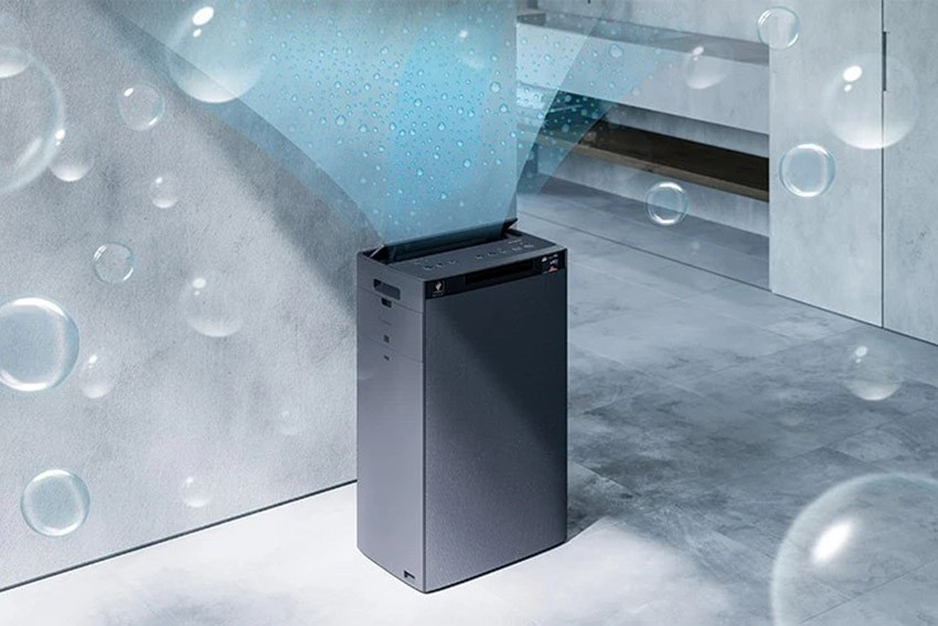 Sharp KI-TX100EU-H - oczyszczacz w aranżacji