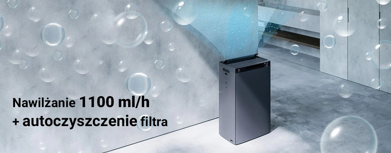 Działanie nawilżacza w Sharp KI-TX100EU-H