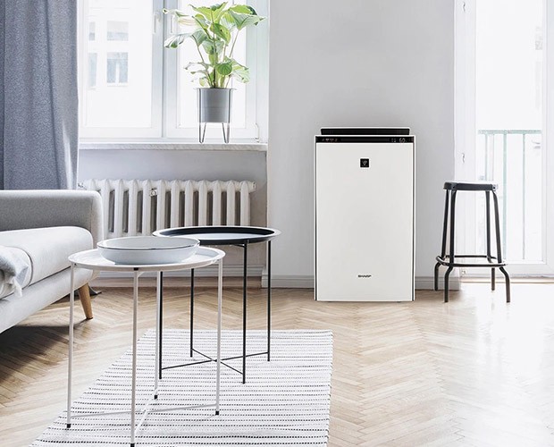 Sharp KI-TX75EU-W - aranżacja w salonie