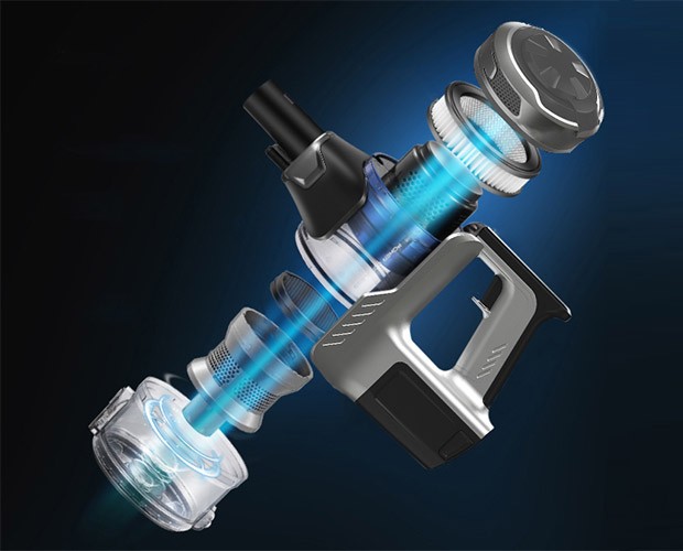 System filtracji w odkurzaczu Sharp SA-VP1551BR