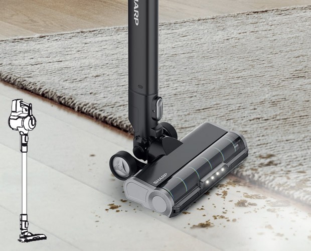 Pozycja pionowa odkurzacza Sharp SA-VP4221BS