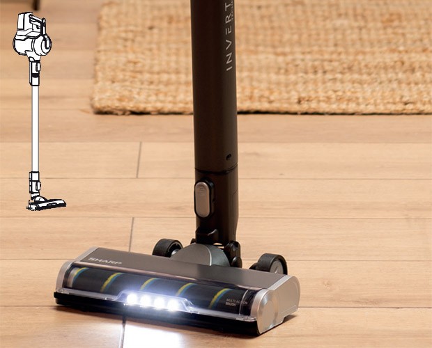 Pionowe parkowanie w odkurzaczu Sharp SA-VP4251GS