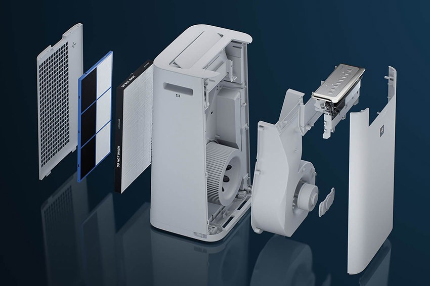 Sharp UA-HG50E-L system filtracji w oczyszczaczu