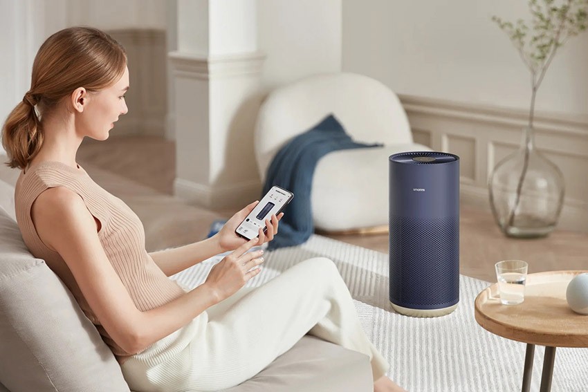 sterowanie oczyszczaczem Smartmi Air Purifier 2 przez aplikację