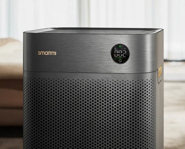 zbliżenie na wyświetlacz w Smartmi Air Purifier 3