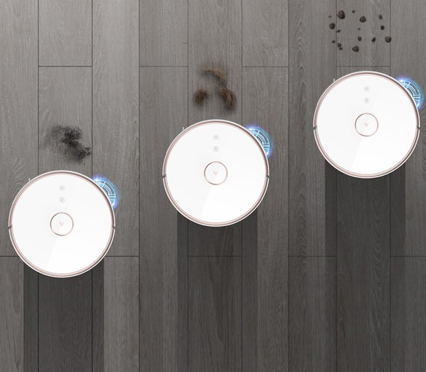 Funkcja mycia podłóg z różną intensywnością - Viomi S9 Alpha