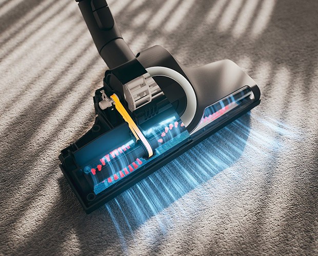 Działanie turboszczotki TurboTeQ