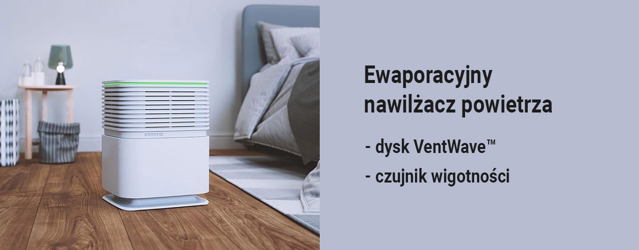 Ewaporacyjny nawilżacz powietrza Venta AH730 AeroStyle Compact White