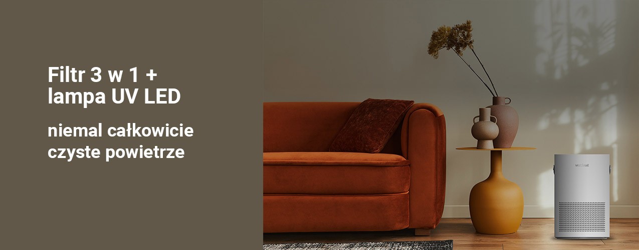 Vestfrost VP-A1S40WH z 3 filtrami i lampą UV