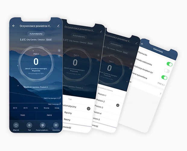 Zrzuty z aplikacji Tuya Smart