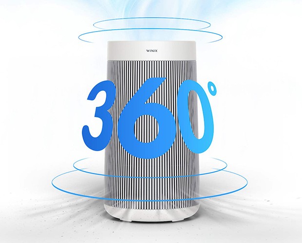 Filtracja 360° w oczyszczaczu Winix T800