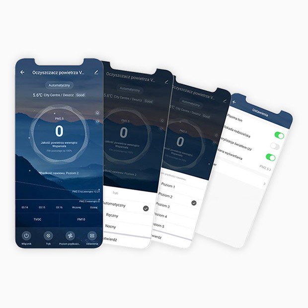 Zrzuty z aplikacji Tuya Smart